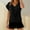 A1_Black, variant on Cap Sleeve Front Twist Knot V Neck T Shirts Draped Blouses Casual Loose Fit Tees Comfy Casual Basic Tees Elegant Pullover Tee Shirt Lightweight Flowy Casual Summer Short Sleeve Shirt Yellow S