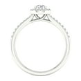 thumbnail image 3 of Imperial 1/2 Ct TDW Round Diamond Halo Engagement Ring in 10K White Gold (H-I, I2), 3 of 4