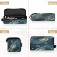 thumbnail image 4 of Hair Tools Storage with Heat Resistant Mat- Swan Pattern Printed Curling Iron Travel Bag/Flat Iron Case for Women, 4 of 8