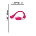 thumbnail image 3 of Wild Pop Vibe Twist N Joy G-Spot Vibrator with Remote Control, Pink, 3 of 3