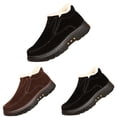thumbnail image 4 of NOKIO Men'S Stylish Fleece-Lined Winter Shoes Men'S Insulated Anti-Skid Snowboots Men'S Warm Anti-Freeze Winter Shoes Warm And Snow Boots Fashion In Cold Men'S Snow Storm-Resistant Shoes, 4 of 4