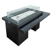AZ Patio Heaters GSF-RFP Two-Tier Fire Table With Glass Top