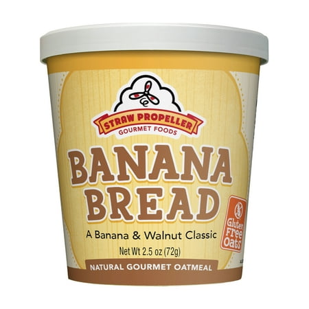 Straw Propeller Oatmeal Banana Bread 2.5 oz. Cup