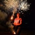 thumbnail image 4 of Womens Lit Firework T Shirt Funny 4th of July Parade Firecracker Graphic Novelty Tee Womens Graphic Tees, 4 of 9