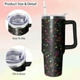 thumbnail image 4 of 40oz Music Teacher Gifts Tumbler with Handle and Straw, Musical Note Insulated Stainless Steel Cup, Travel Coffee Mug Water Bottle, Appreciation Birthday Gifts for Women Men, 4 of 6