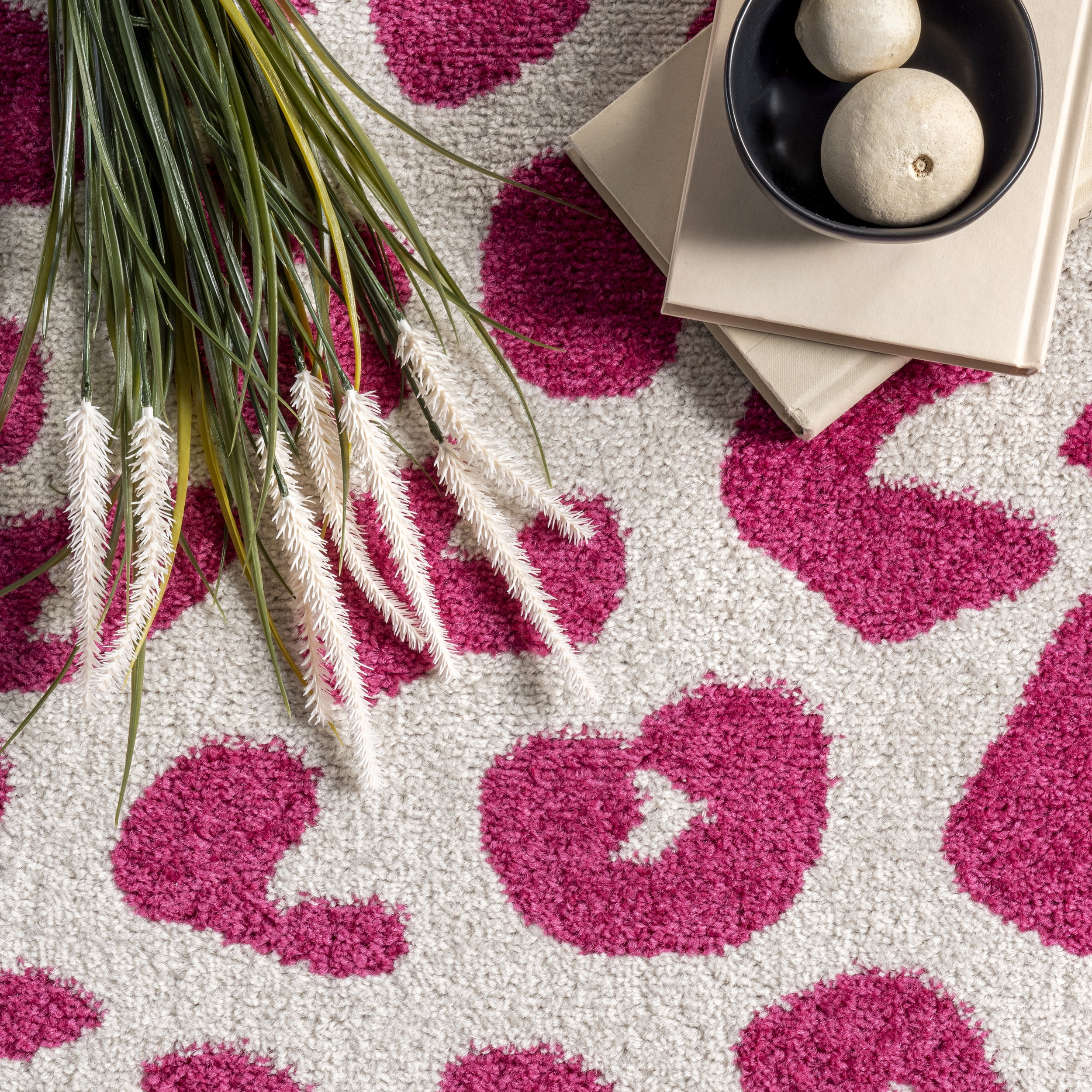 nuLOOM Annette Modern Leopard Print Area Rug, 8' x 10', Pink