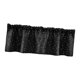thumbnail image 1 of Cortina lavable a máquina recorte alto sombreado 70%-90% barra bolsillo cortinas ojal negro 132x46cm Zulema cortinas opacas, 1 of 8
