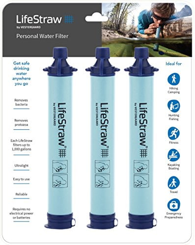 LifeStraw Water Filter for Hiking Travel Emergency Drinking Water Filter 