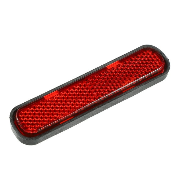 Unique Bargains Universal Reflector for Motorcycle Scooter Bicycle Safety Spoke Reflective with Screw Red