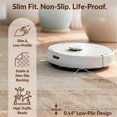 thumbnail image 6 of Design&I 5'x7' Washable Area Rug Snag-Free, Skid-Resistant Entryway Ru Vintage Distressed Bordered Door Front Doormat Entrance for Dining Room, Under Table, Home Office, 6 of 7