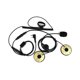 thumbnail image 4 of Auriculares PTT de 2 pines con micrófono para casco de motocicleta Walkie Talkie para Kenwood / Baofeng / Retevis / TYT Radio bidireccional C2160A Inevent TX0631-00, 4 of 7