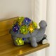 thumbnail image 4 of Estatua de luz Solar tortuga flor tortuga decorativa impermeable para decoración de jardín, 4 of 9