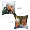 thumbnail image 2 of AVEKI Custom Personalized Photo Throw Pillow Covers - Add Your Favorite Picture Text, Customized Birthday, Pet Photo, Wedding Love Family Keepsake, Double Sided Design (12 "x12) A0514, 2 of 7