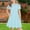 c01Blue, variant on LNWUY Girls Summer Solid Color Simple Dresses Breathable Comfortable Short Sleeve Skirt Dress with Pockets Purple 9 Years