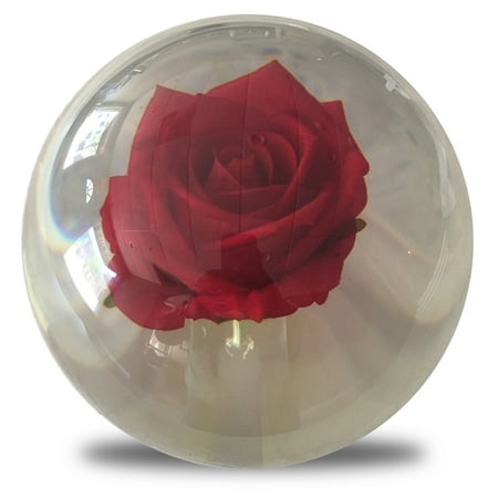 Clear Red Rose Bowling Ball- 14lbs (Best Bowling Ball Ever Made)