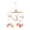 Pink, variant on Handcrafted Wooden Star Sheep Nursery Mobile For Newborns Visual Auditory Development