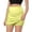 Yellow, variant on Skirts for Women Skirt Half Fashionable Pleated Side Slit Design for Summer Women Solid Color Bottoms Everyday Wear Beige M