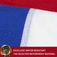 thumbnail image 2 of DANF France French Flag 3x5 Outdoor, Double Sided Heavy Duty 210D Nylon France National Country Flag with Sewn Stripes/4 Stitch Hemming/Brass Grommets, 2 of 6