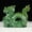 Green-As shows, variant on CxhicLuv 2024 New Year Ceramic Figurine, Blessing Statue for Desktop, Compact Porcelain Statue Ornament for Christmas Home Décor, Perfect New Year Gift for Office & Living Room Decorations