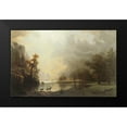 thumbnail image 2 of Bierstadt 18x13 Black Modern Framed Museum Art Print Titled - Sierra Nevada Morning, 2 of 5