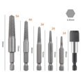 thumbnail image 4 of yeacher Damaged Screw Extractor Kit And Stripped Screw Extractor Set With Magnetic Extension Bit Holder And Socket Adapter Hex Shank Removal Tool, 4 of 5