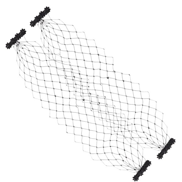 TEHAUX 2Ud Velo De Con Malla Y Rhinestones Para Uso En Fiestas Y Ceremonias Especiales