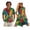 Colorful Palm Leaf, variant on Couple Matching Outfits Tropical Floral Matching Vacation Outfits for Couples Spring Boho Maxi Dress with Pockets Soft and Comfortable Lightweight with Soft Fabric