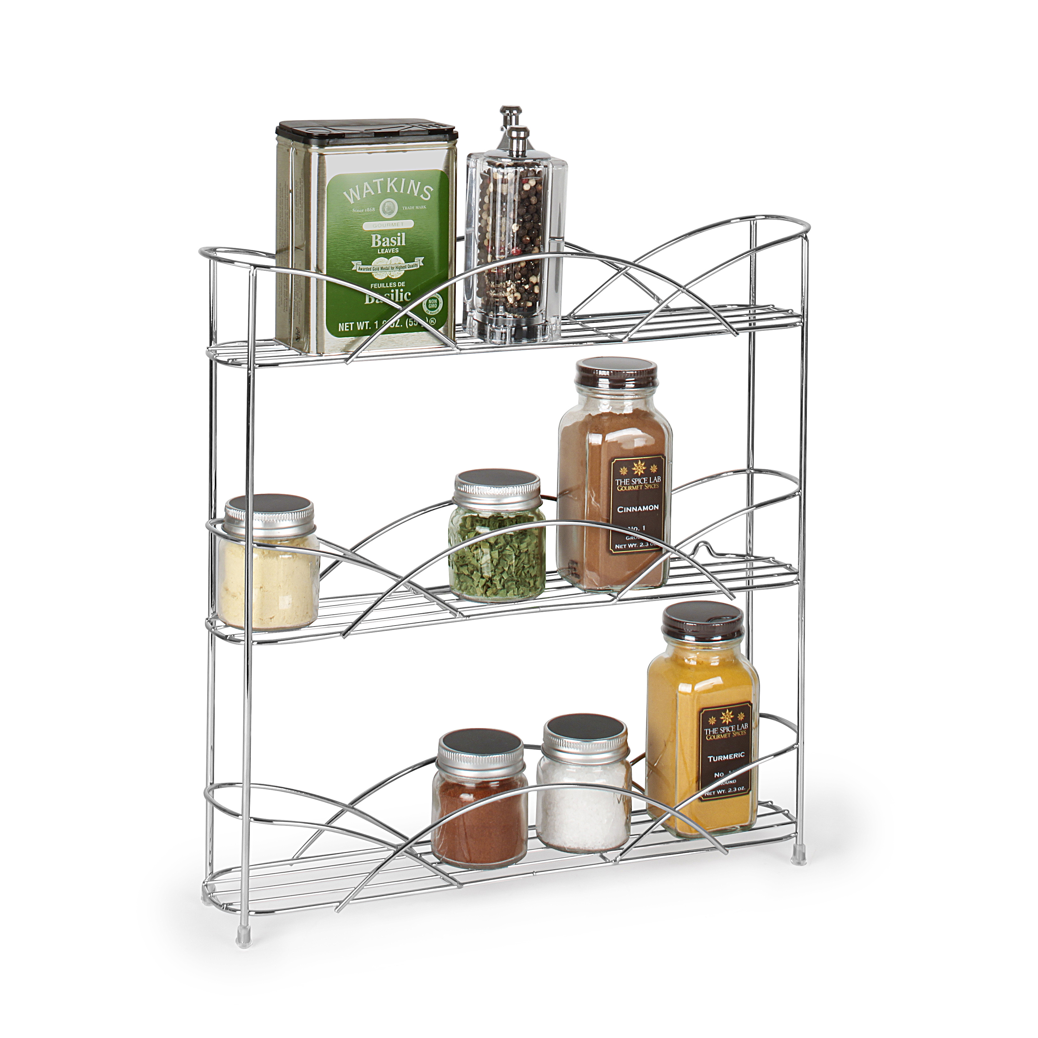 Spectrum Countertop and Wall Mount 3 Tier Spice Rack - image 2 of 7