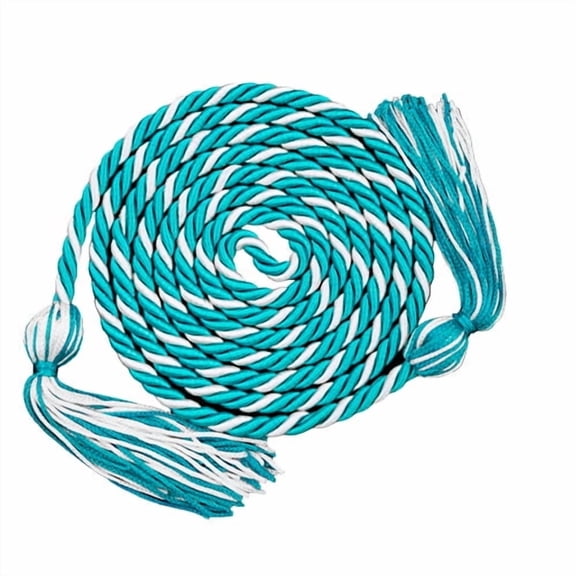 Honors Graduation Academic Honor Cord |(Teal/White)
