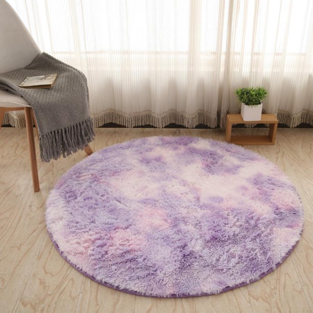 Alfombra de área redonda Miracle Sweet, alfombras para sala de estar, decoración suave para el hogar, dormitorio, habitación de niños, decoración de felpa, alfombra de pelo grueso para salón Tan Jianjun unisex