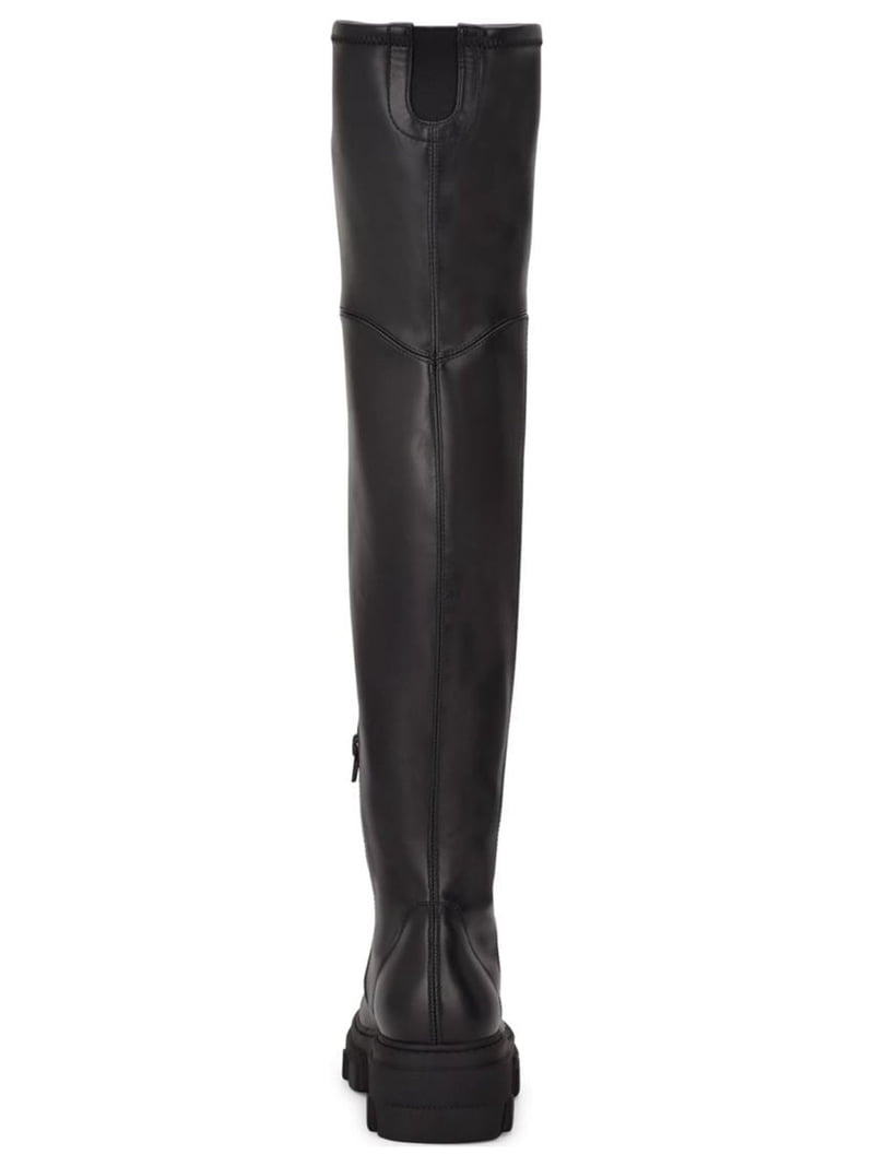 Women Nine West Black Over the Knee Boots with Zipper display picture 1