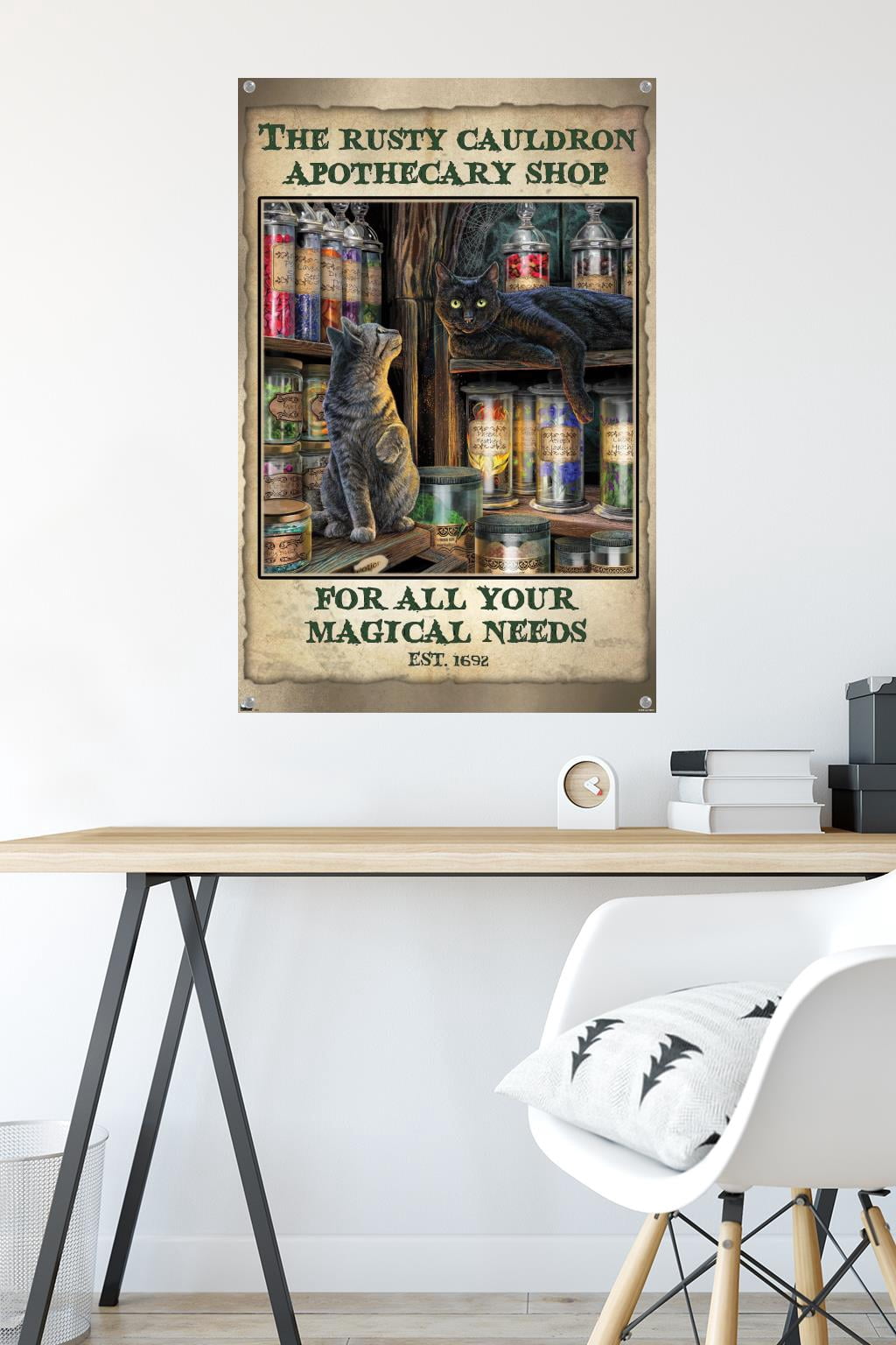 Lisa Parker - Apothecary Shop Wall Poster with Pushpins, 22.375" x 34"