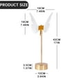 thumbnail image 3 of BBLCY Clearance Sales LED Butterfly Bedside Lamps Butterfly Shape LED Table Ambient Lamp 3 Color Adjustable Rechargeable Cordless Nightstand Lamp Night Light For Cafe Living Room Bedroom Deco, 3 of 9