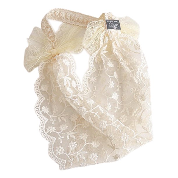 Diadema de encaje para niña, 40 cm-48 cm, accesorio decorativo de moda para el cabello No Bowknot