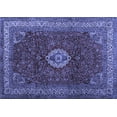 thumbnail image 1 of Ahgly Company Indoor Rectangle Persian Blue Traditional Area Rugs, 6' x 9', 1 of 4