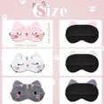 thumbnail image 1 of Cute Eye Mask for Sleeping 3 Pieces Cartoon Cat Dog Face Eye Cover Funny Animal Sleeping Mask Soft Lightweight Night Sleep Masks Kitty Eye Mask Blindf, 1 of 4