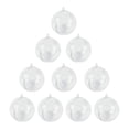 thumbnail image 1 of 10PCS 4/5/6/8CM Transparent Ball Open Plastic Clear Bauble Ornament Christmas Party Hanging Pendant Gift Package Supplies  5cm, 1 of 9