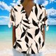 thumbnail image 4 of Vestidos Casuales Para Mujer, Blusas De Mujer De Moda Camiseta holgada de manga corta con cuello en V, botones y estampado sin posicionamiento para mujer, estilo informal y de moda, 4 of 7