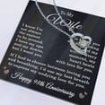 thumbnail image 4 of 98th Anniversary Necklace for Wife from Husband 98 Years Anniversary Jewelry for Her Women Forever Love Pendant, 4 of 11