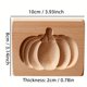 thumbnail image 1 of 1pc, Pumpkin Wooden Cookie Cutter, Cookie Embossing Mold, 3D DIY Shapes Stamp Biscuit Moulds, For Cake Decorating, Dessert, Chocolate, Sugar Craft, Kitchen Baking Tools, Halloween Decor, Thanksgiving, 1 of 4