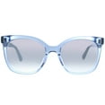 thumbnail image 2 of Kate Spade Kiya/S Plastic Womens Cat-Eye Sunglasses Crystal Blue 53mm Adult, 2 of 3