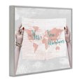 thumbnail image 2 of Stupell Industries Contemporary Yes to New Adventures Blue Pink Gray Framed Giclee Art, 14 x 11, by Ziwei Li, 2 of 7