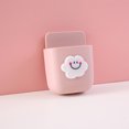 thumbnail image 1 of Multipurpose Wall Hanging Rack Colorful Cute Printed Cartoon Stationery Makeup Brush Remote Control Storage Box Bedside Mobile Phone Hanger, 1 of 6