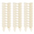 thumbnail image 1 of Lazos de satén AIMUDI Marfil de 3,5 cm para Navidad, 50 unidades, 1 of 8