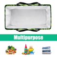 thumbnail image 5 of Tropical Jungle Palm Leaves Large Capacity Foldable Laundry Organizer Storage Bins Beach Bag Storage Bag Reusable Oxford Cloth, 5 of 7