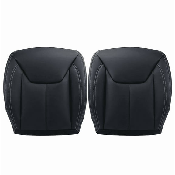For 2013-2017 Jeep Wrangler Rubicon Driver / Passenger Bottom Seat Cover Black