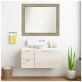thumbnail image 3 of Amanti Art Custom Wall and Bathroom Mirror (34 x 40 in.), Trellis Silver Frame, 3 of 7