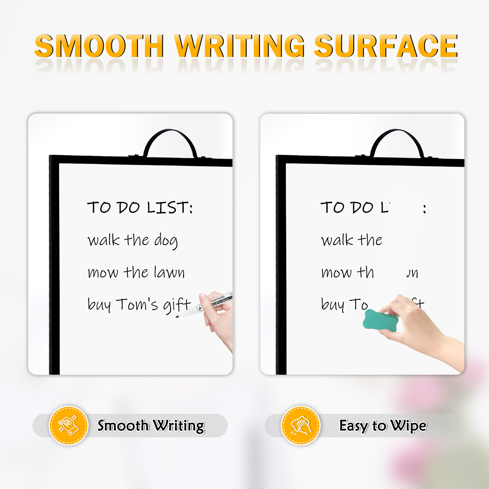 Dollar Boss Double-Sided Dry Erase Whiteboard 16x12 photo 6