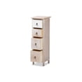 thumbnail image 1 of Baxton Studio Seanna Modern and contemporary Multi-colored Wood 4-Drawer Storage Unit, 1 of 5