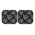 thumbnail image 7 of Haiem Faces Of The Cat Car Windshield Sun Shade (2 Pieces) Foldable Windshield Sun Shade Car Accessories for Truck SUV Pickup-Medium, 7 of 7